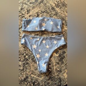 Blue Star Bikini Set